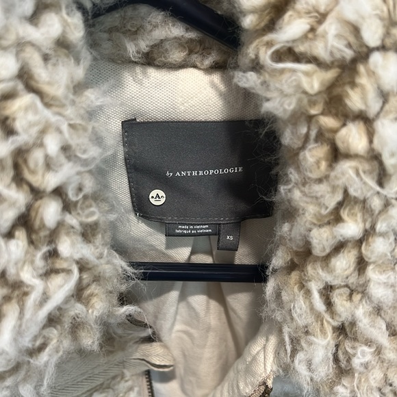 Anthropologie: Brenna Faux Fur Coat size extra small - Picture 4 of 6